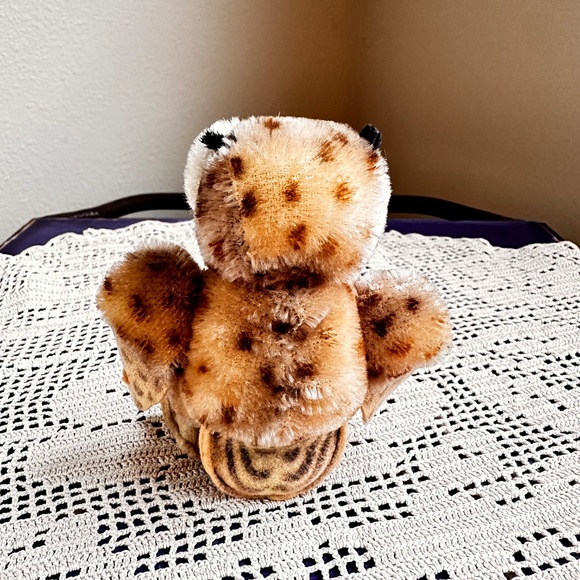 Steiff 1960s Wittie 4” Owl with Green Glass Eyes - Picture 8 of 10